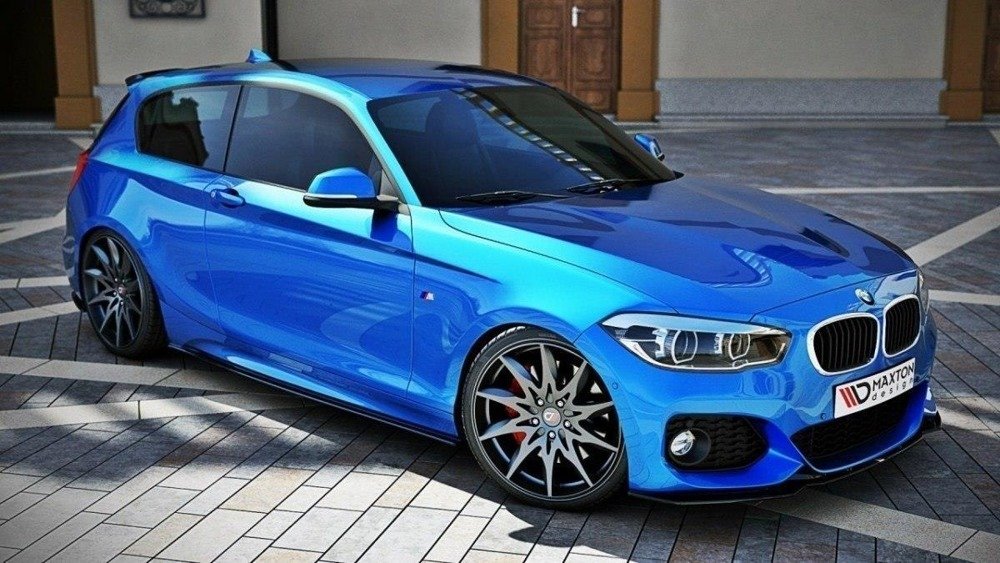 Zijskirts Diffusor BMW 1-Serie F20/F21 Facelift M-Power Gloss Black