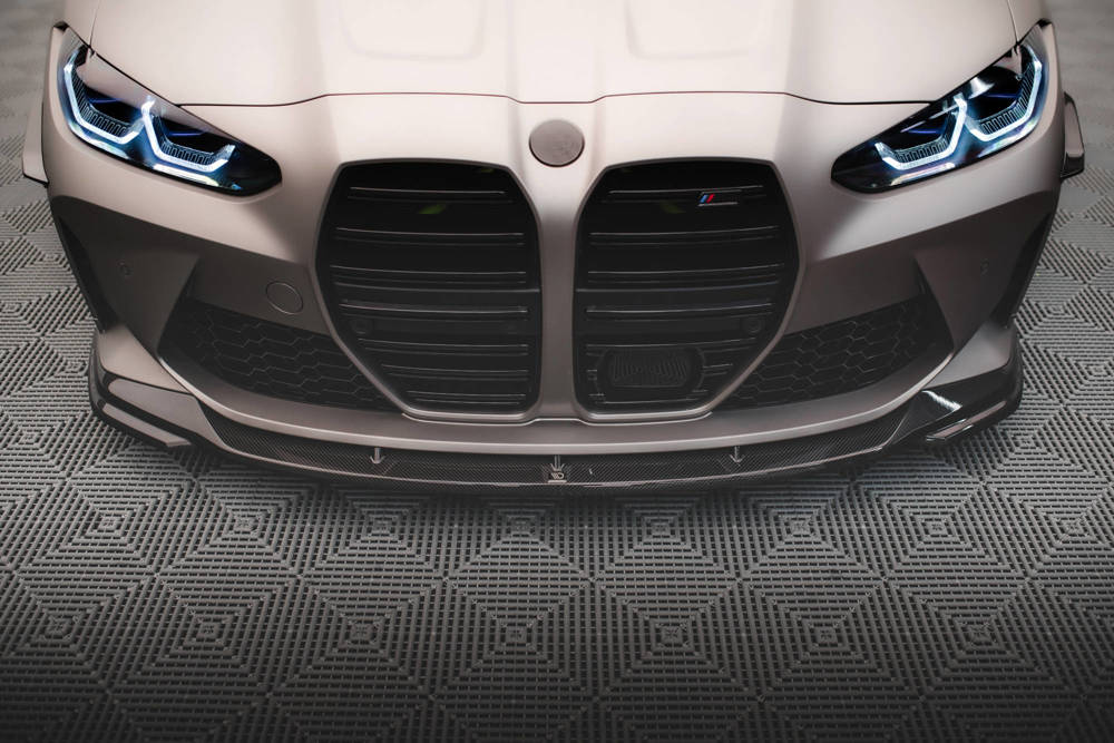 Voorspoiler V.2 BMW M4 G82 / M3 G80 / G81 Maxton Carbon