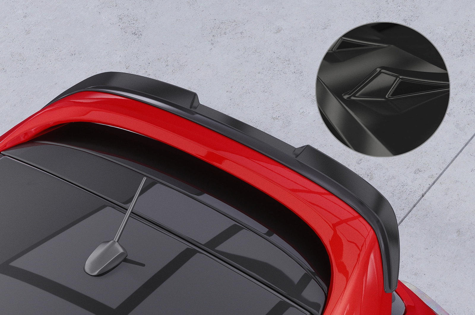 Achterspoiler Mazda 3 (Typ BL) MPS Glans Zwart 06/2009-10/2013 – CSR
