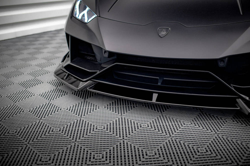 Voorspoiler Lamborghini Huracan EVO LP640 Maxton Glans Zwart
