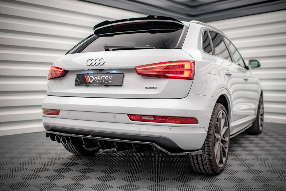 Diffuser Audi Q3 S-Line 8U FL Maxton Glans Zwart