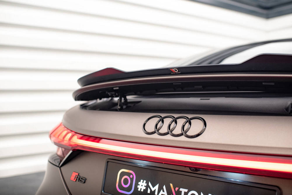 Spoiler Audi E-Tron GT & RS GT Maxton Glans Zwart