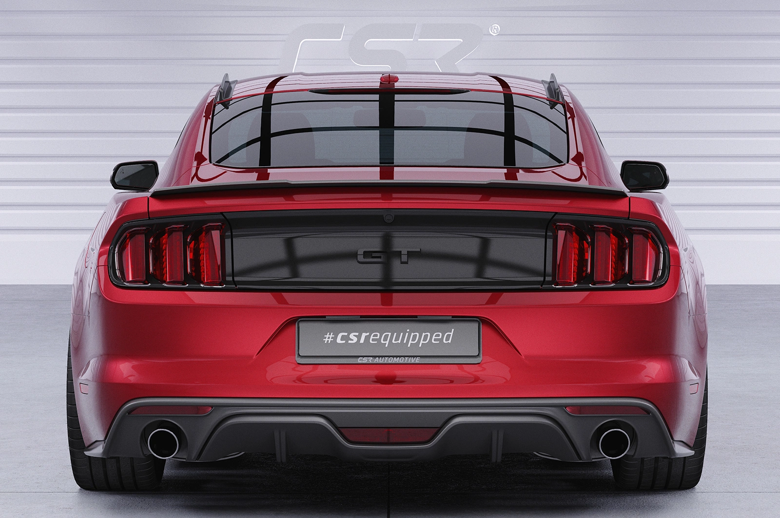 Achterspoiler Ford Mustang VI (Facelift, 08/2017–) Glans Zwart – CSR Automotive