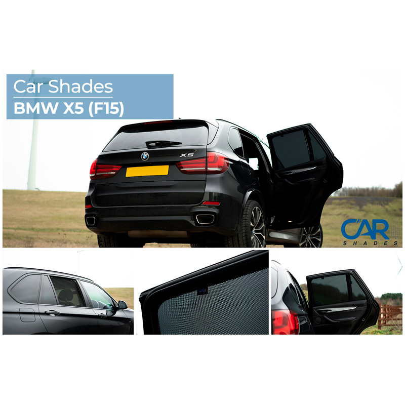 Set Car Shades (achterportieren)  BMW X5 (F15) 2013-2018 (4-delig)