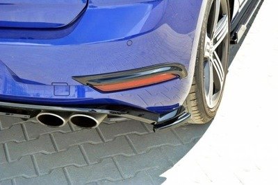 Zijdiffusers VW Golf 7.5 R Facelift Glans Zwart