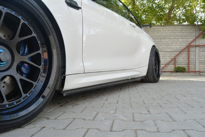 Zijskirts V.1 BMW M2 F87 Maxton Glans Zwart