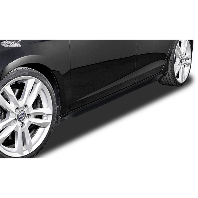 Sideskirts 'Slim'  Volvo V60/S60 2010-2013 (ABS zwart glanzend)