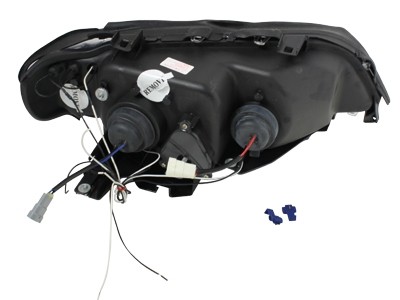 Faros BMW X5 Angel Eyes negro