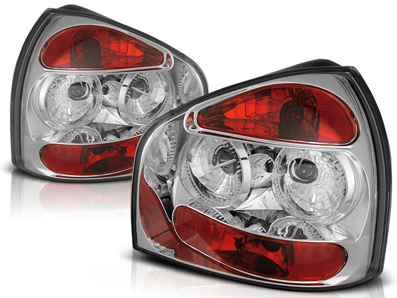 Taillights Audi A3 8L 96-00 clear / chome