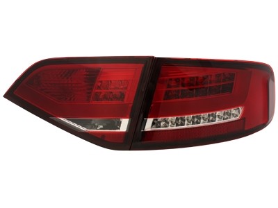 Taillights Audi A4 B8 Limousine Led red
