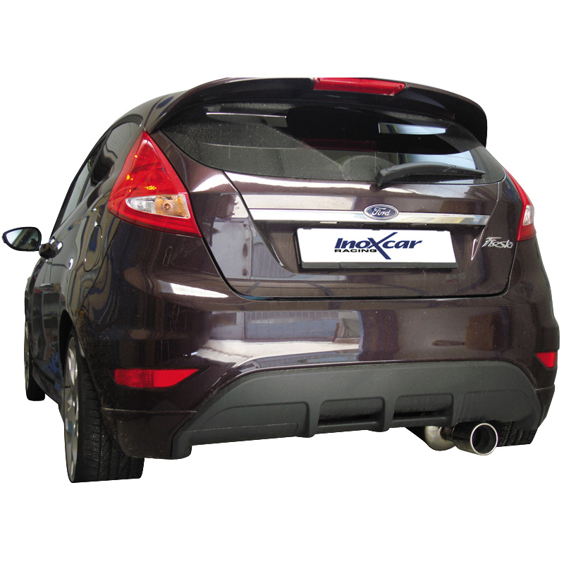 100% RVS Sportuitlaat  Ford Fiesta VII 1.6 (120pk) 9/2008- 102mm