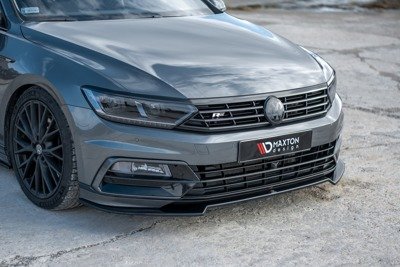 Voorspoiler VW Passat R-Line B8 Glans Zwart