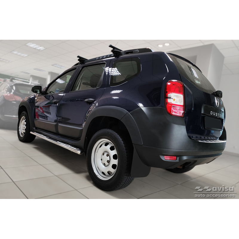 RVS Achterbumperprotector  Dacia Duster 2010-2013 & Facelift 2013-2017 'STRONG EDITION'