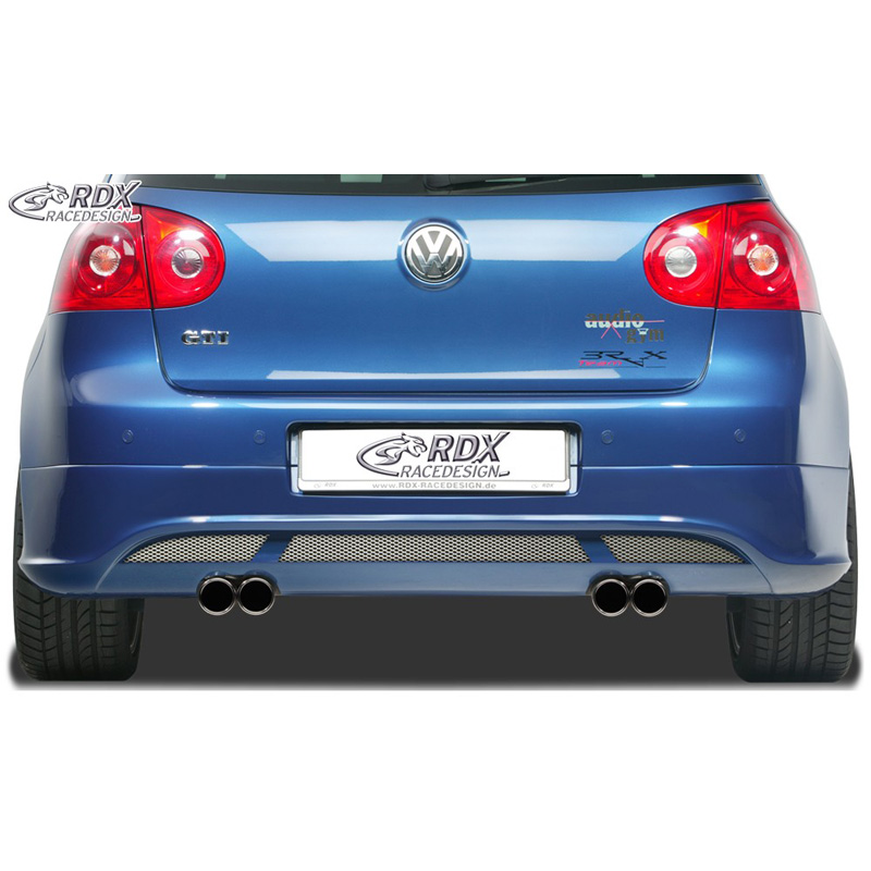Achterskirt  Volkswagen Golf V Hatchback 3/5-deurs 2003-2008 'V2' (uitlaat links/rechts) excl. Variant/Plus (ABS)
