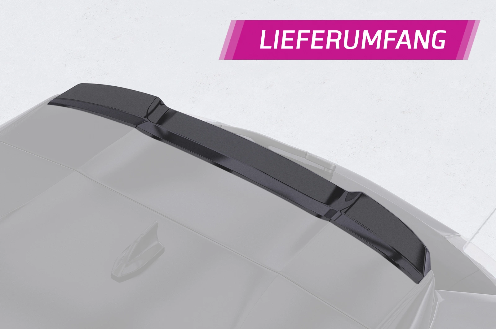 Achterspoiler Peugeot 2008 II / e-2008 glans zwart