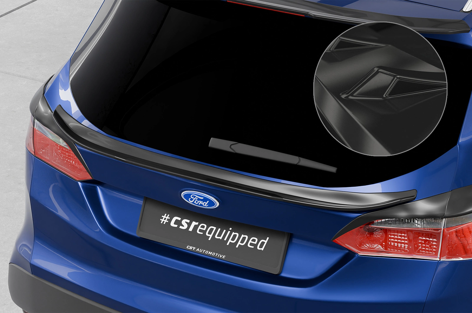 Achterspoiler Ford Focus MK3 Turnier 2011–2018 – CSR Automotive – Glans Zwart
