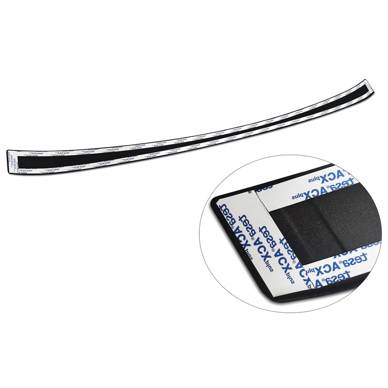 Matzwart RVS Achterbumperprotector  BMW iX (I20) 2021- 'Ribs'