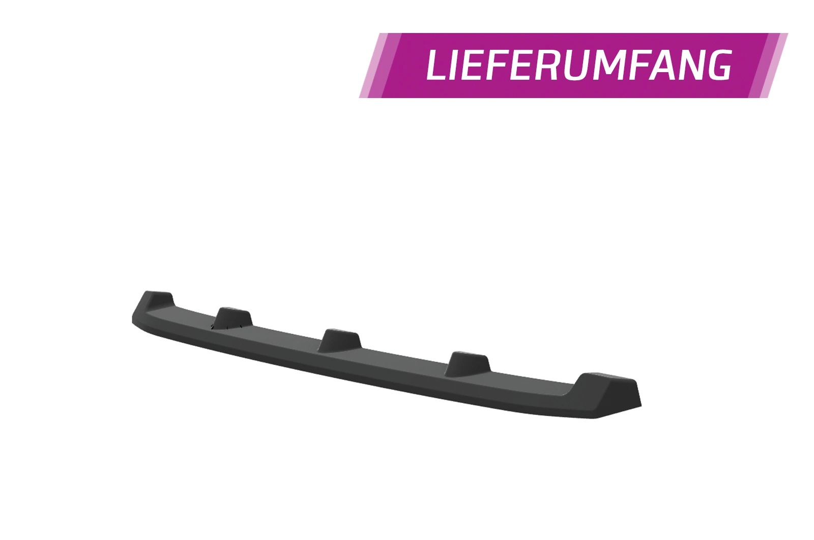 Voorspoiler Audi A8 (D5) Glans Zwart (2017–2021) CSR