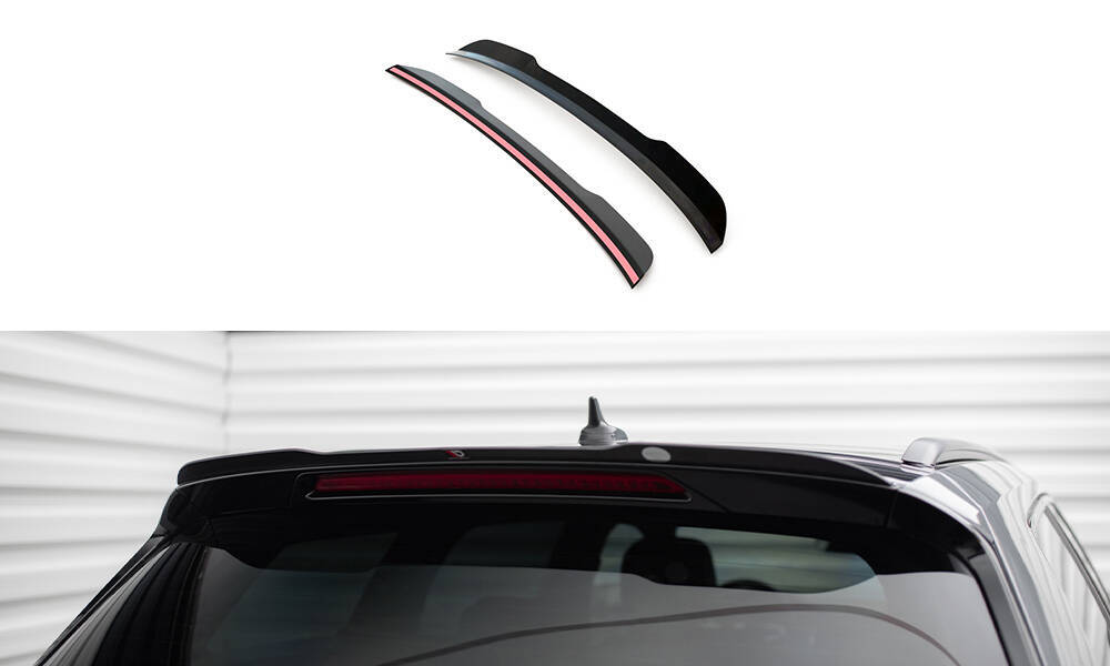 Spoiler Volkswagen Passat R-Line B8 Glans Zwart Maxton