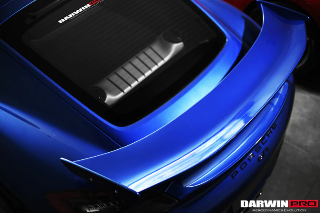 Porsche 981 Boxster/Cayman GT4 Style Style Carbon Fiber Spoiler 2012-2016