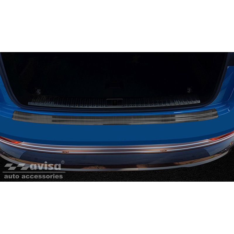 Zwart RVS Achterbumperprotector  Audi E-Tron incl. Sportback 2018-