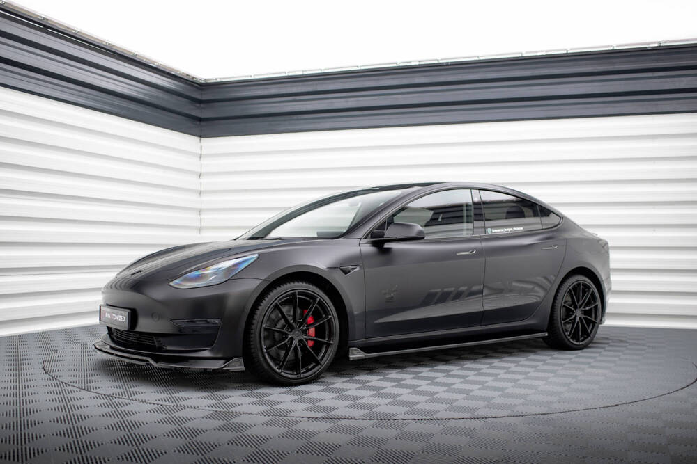 Bodykit Tesla Model 3 Maxton Glanzend zwart
