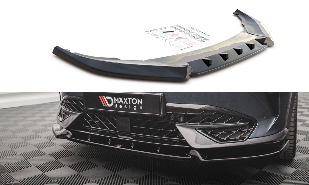 Voorspoiler V.2 Cupra Formentor Maxton Glans Zwart