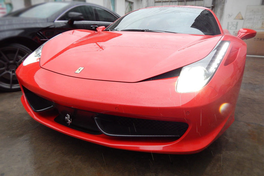 Ferrari 458 Coupe/Spyder Carbon Fiber Front Canards 2010-2015