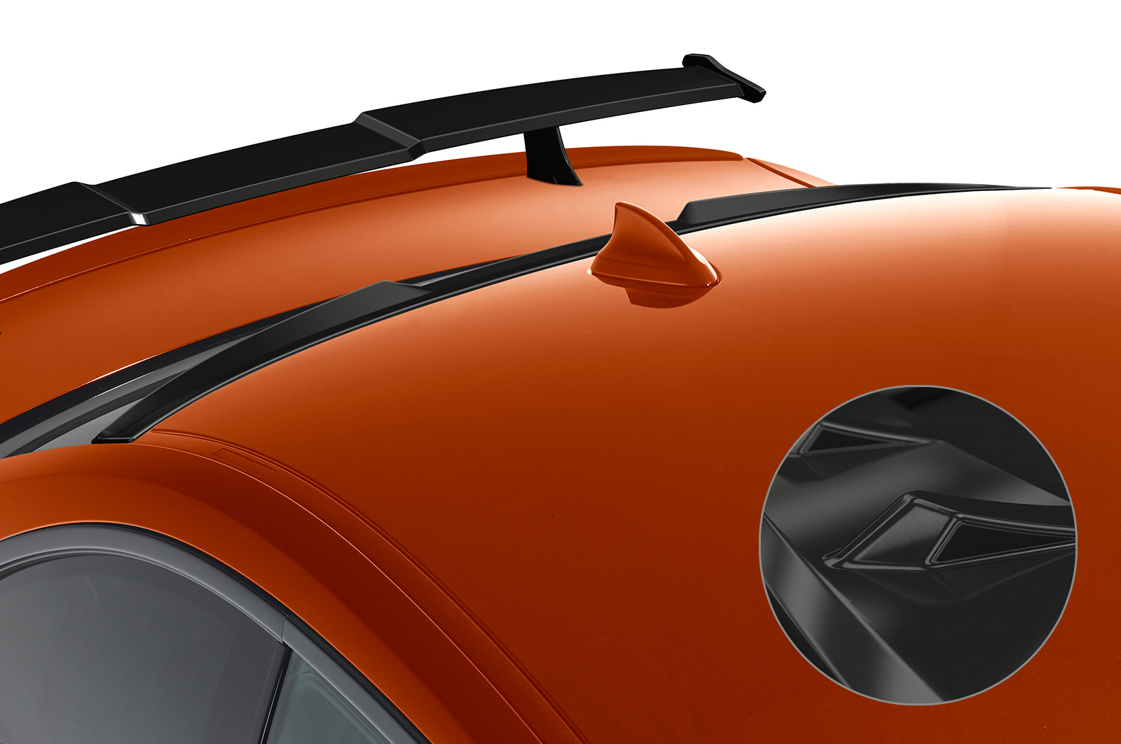 Spoiler BMW 2er (F22) Coupe CSR Glans Zwart