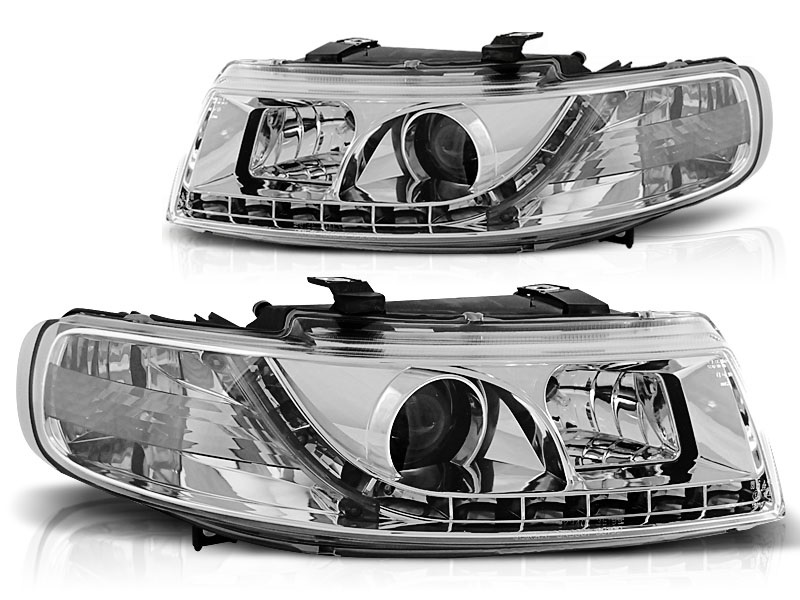 Faros Seat Leon/Toledo Dayline Los ojos del Diablo cromo