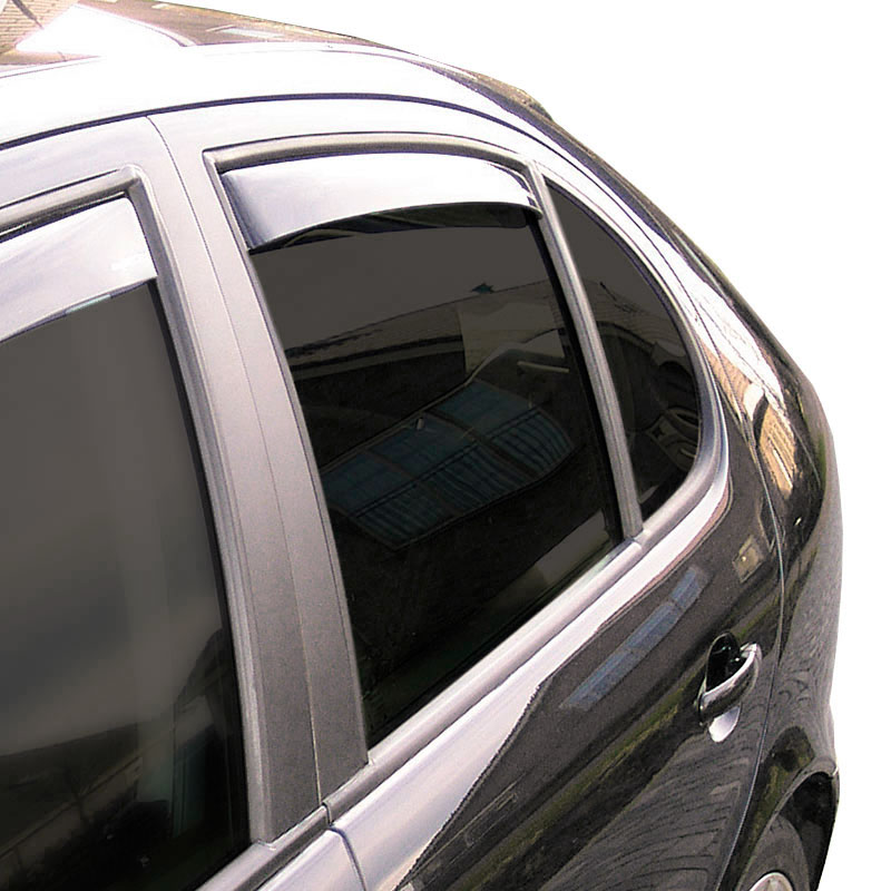 Zijwindschermen Master Dark (achter) Honda Civic 5 deurs 2012-