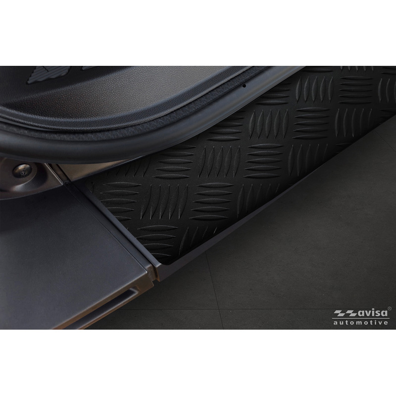 Avisa Matzwart Aluminium Achterbumperprotector  Renault Master IV 2024- 'Riffled Plate'