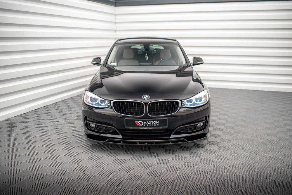 Voorspoiler BMW 3 Serie GT F34 Maxton Glans Zwart