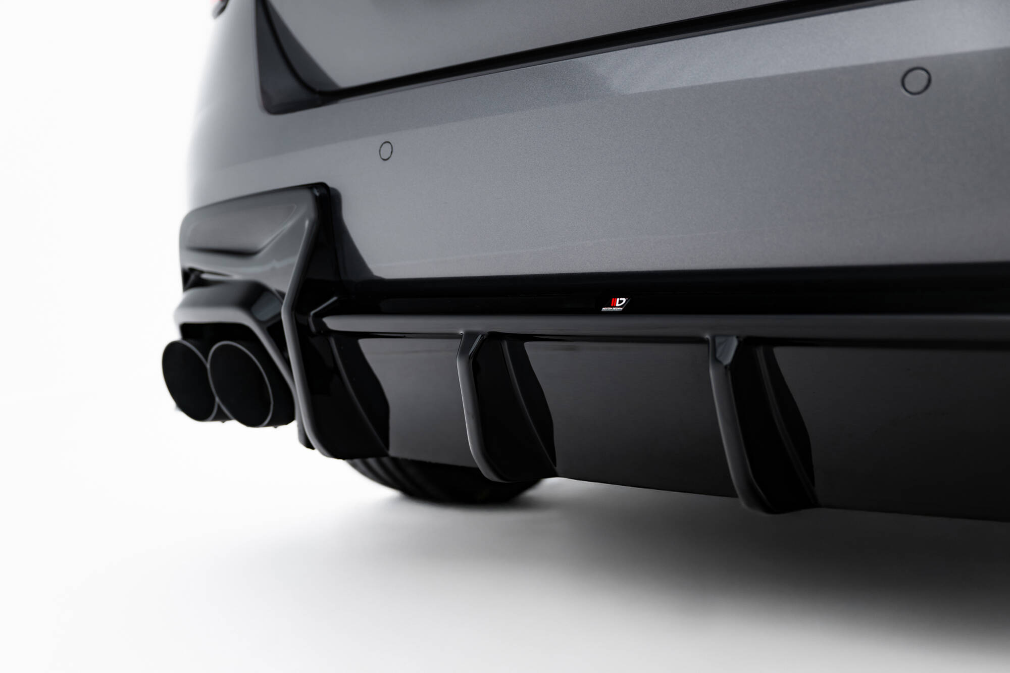 Achter Diffuser BMW M135i F70 Maxton Glanzend zwart