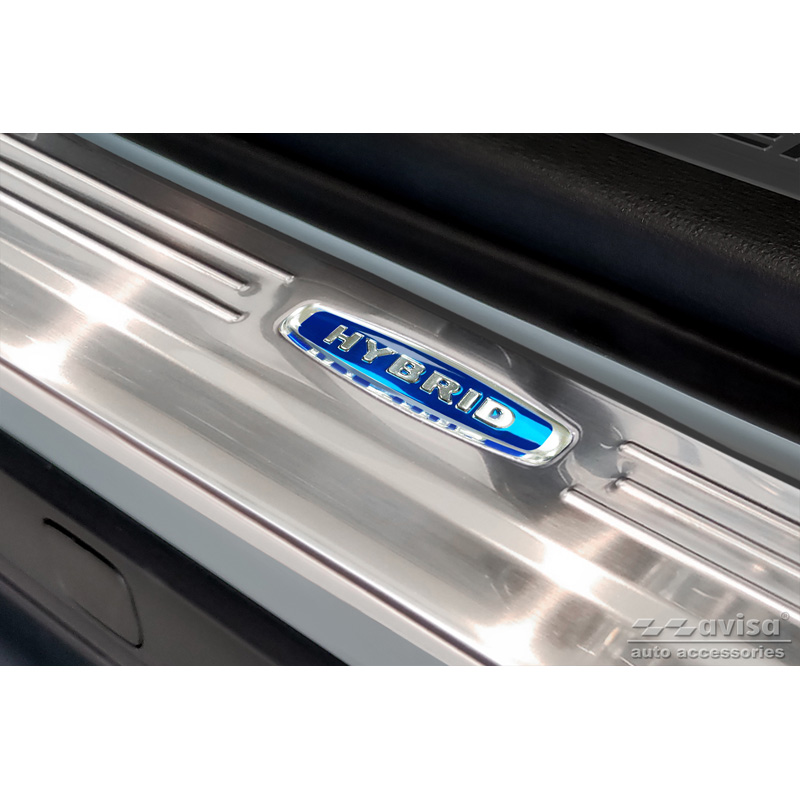 RVS Instaplijsten  Toyota Highlander XU70 2020- 'Hybrid' - 4-delig