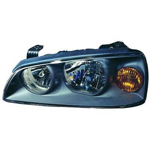 Koplamp links ELANTRA 03->> ZWART