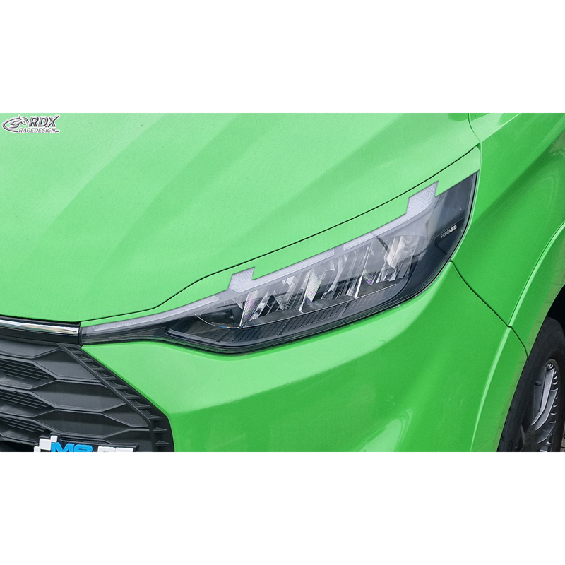 RDX Koplampspoilers  Ford Transit Custom & Tourneo Custom (V710) 2023- (met LED & Matrix-LED) (ABS)