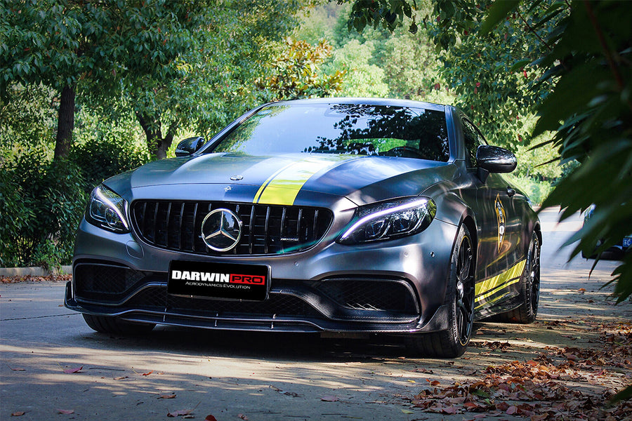 Mercedes Benz W205 C63/S AMG Carbon Fiber Voorspoiler 2015-2018