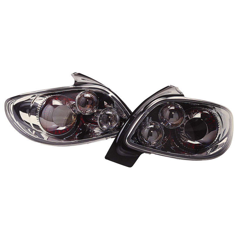 Set Achterlichten  Peugeot 206 excl. CC/SW - Chroom