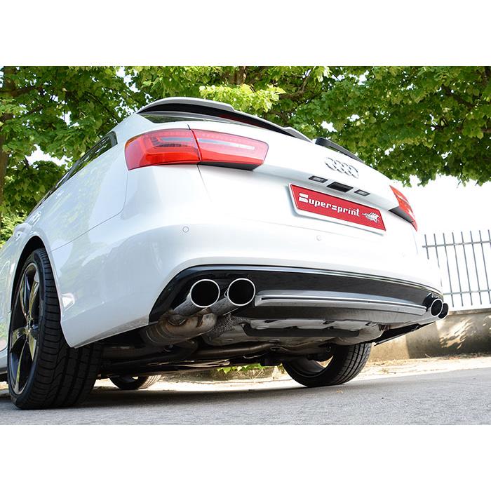 AUDI A6 C7 4G (Sedan + Avant) QUATTRO 3.0 BiTDI V6 (313 Hp) 2012 -> 2014 Endpipe kit 100x75 Right +