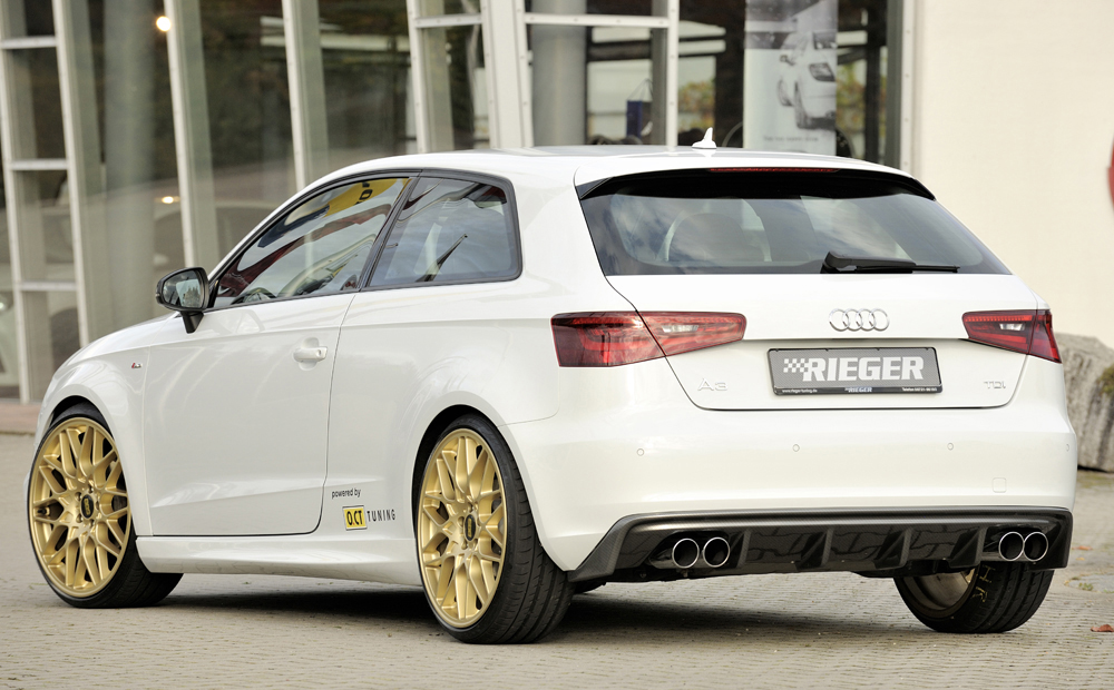 Rieger Zijskirts Audi A3 8V 2012-