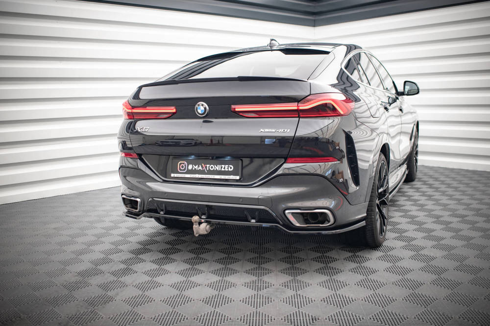 Diffuser V.3 BMW X6 M-pakket G06 Maxton Glans Zwart