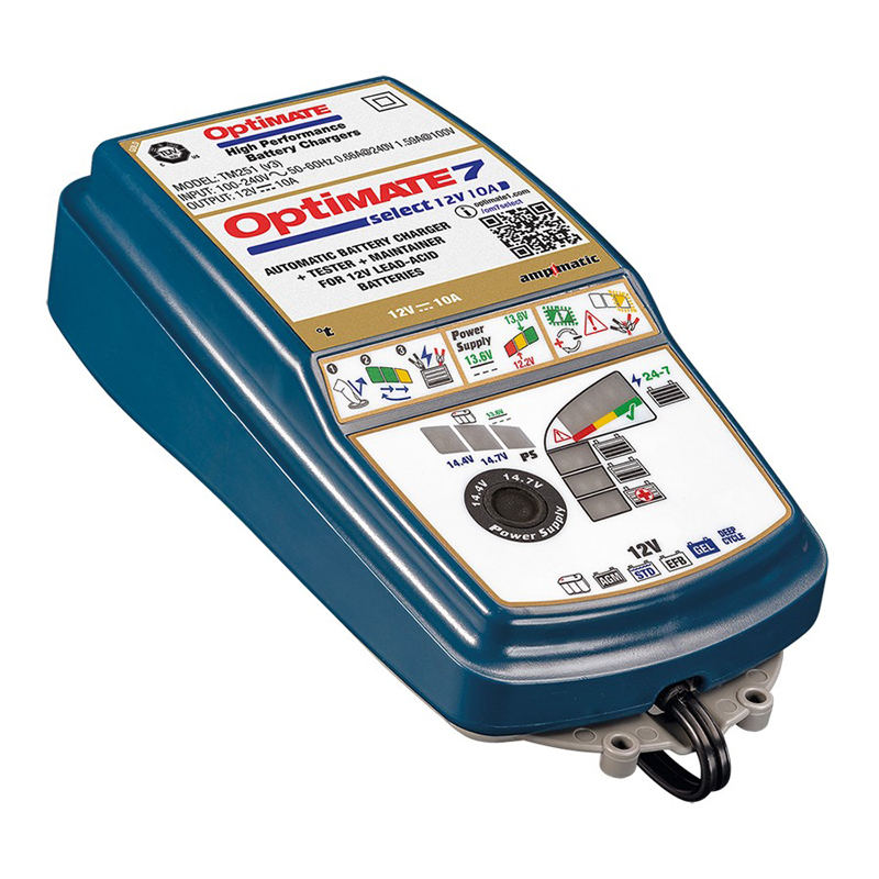 Optimate 7 Select 12V 10-Amp Acculader / tester / onderhouder