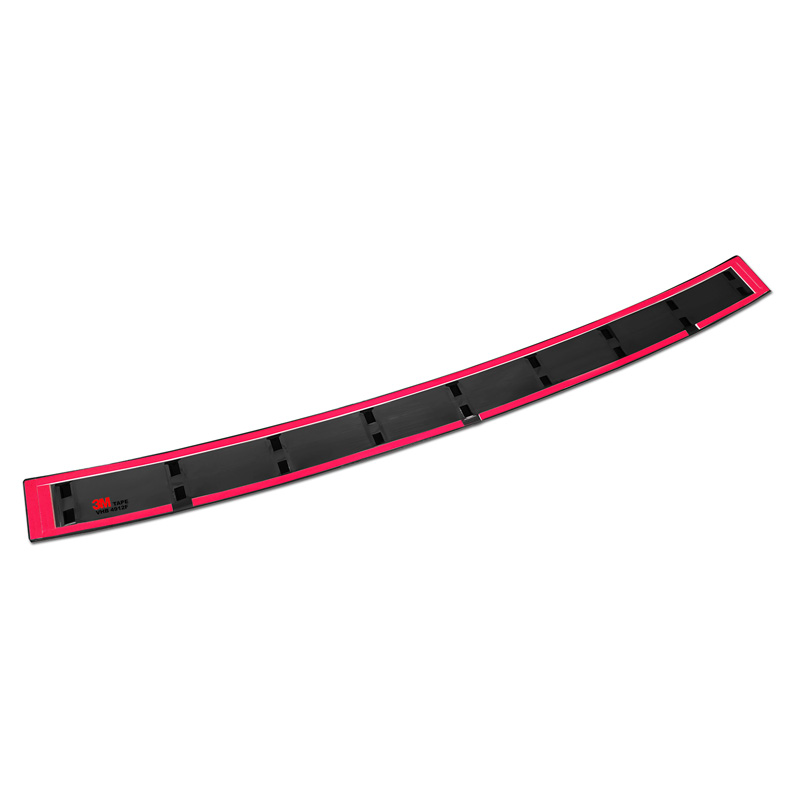 Zwart RVS Achterbumperprotector  Skoda Superb III Combi 2015-2023 incl. Scout 'STRONG EDITION'