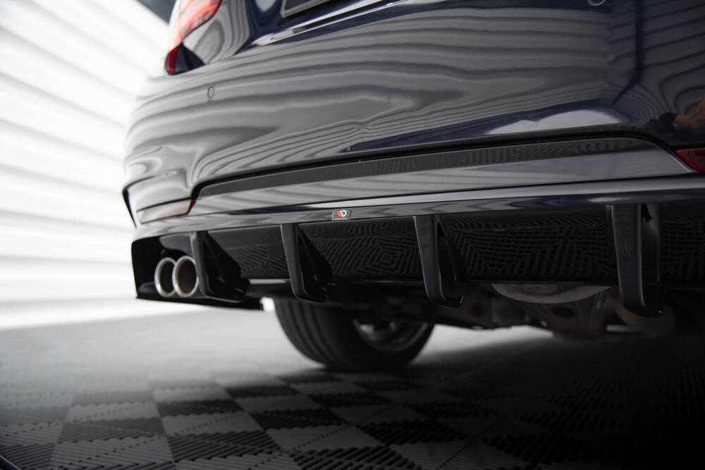 Diffuser BMW 4 Gran Coupe M Pakket F36 Maxton Glans Zwart