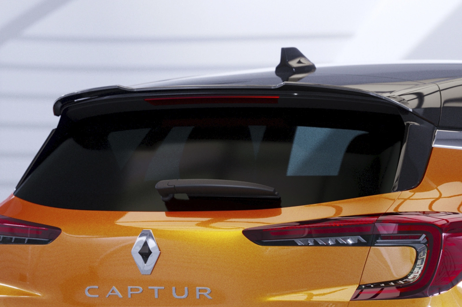 Achterspoiler Renault Captur II glans zwart CSR