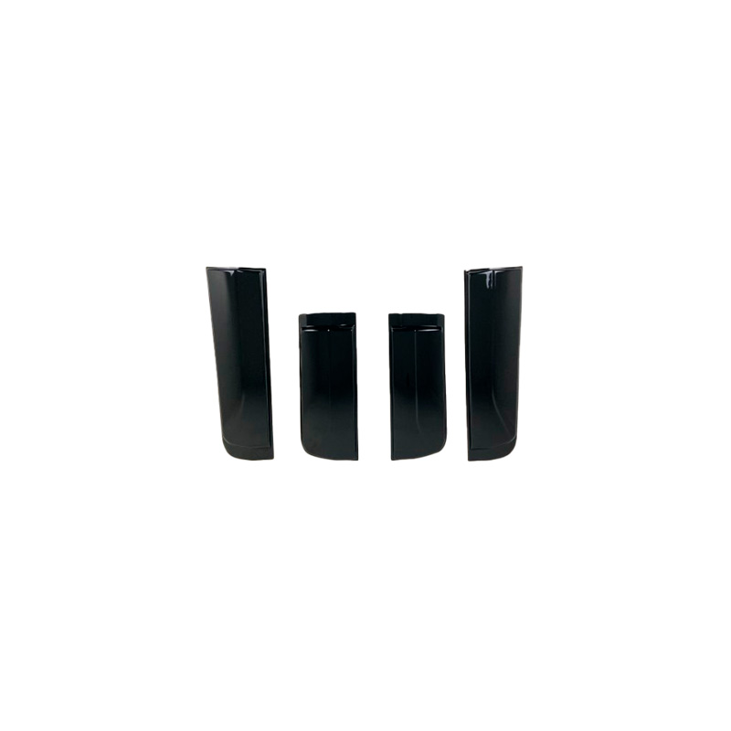 Deurpanelen  Ford Ranger T6/T7/T8 2012-2022 - Glanzend zwart