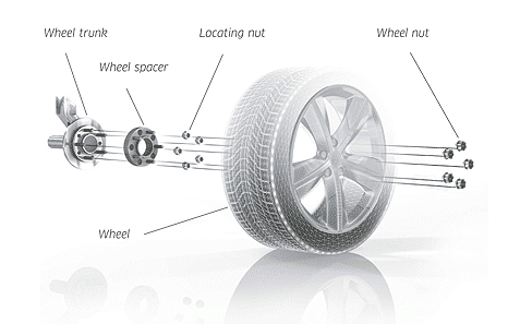 Pro Spacers Ford Mustang 12.05-.. 5x114,3 45mm Eibach