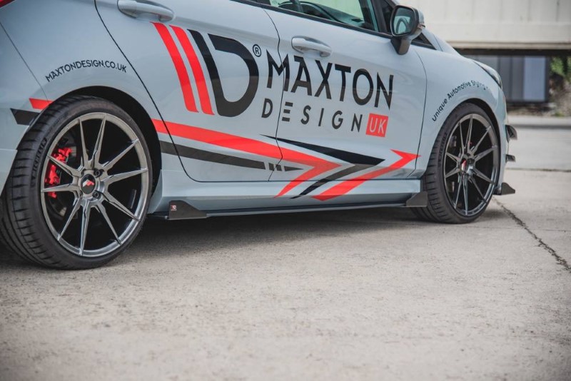 Zijkleppen Ford Fiesta Mk8 ST / ST-Line Glanzend Zwart