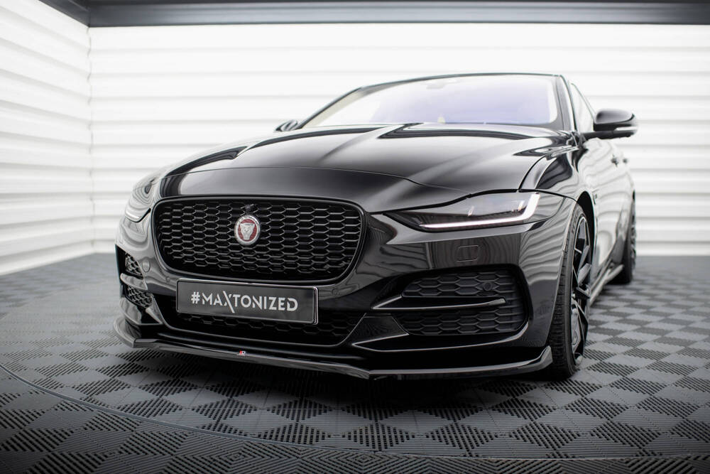 Voorspoiler Jaguar XE X760 FL Maxton Glans Zwart V.1